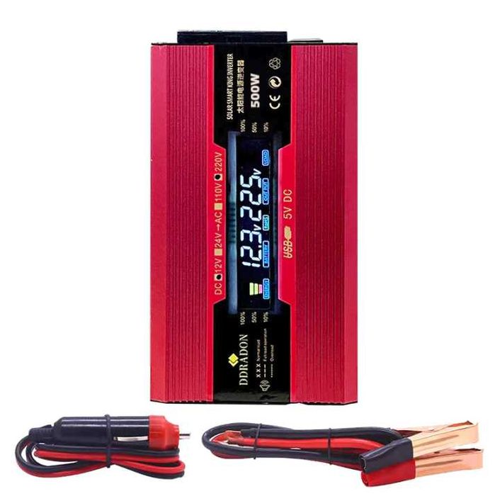 Инвертор 24V-220V 500W/1200W/2000W