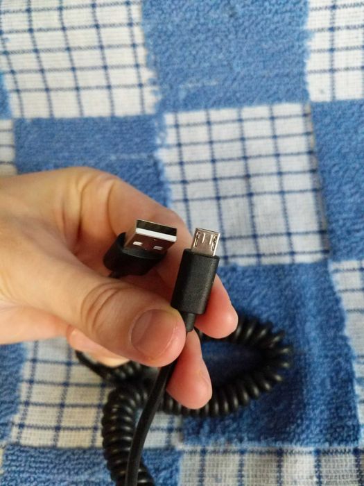 Новый витой кабель Micro USB Borasco 2м 2A в авто/дом