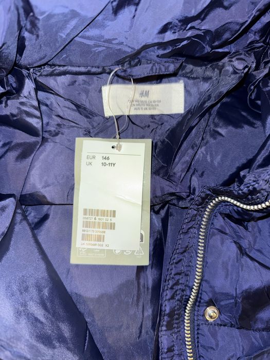 Ново детско дълго яке за момиче H&M 146