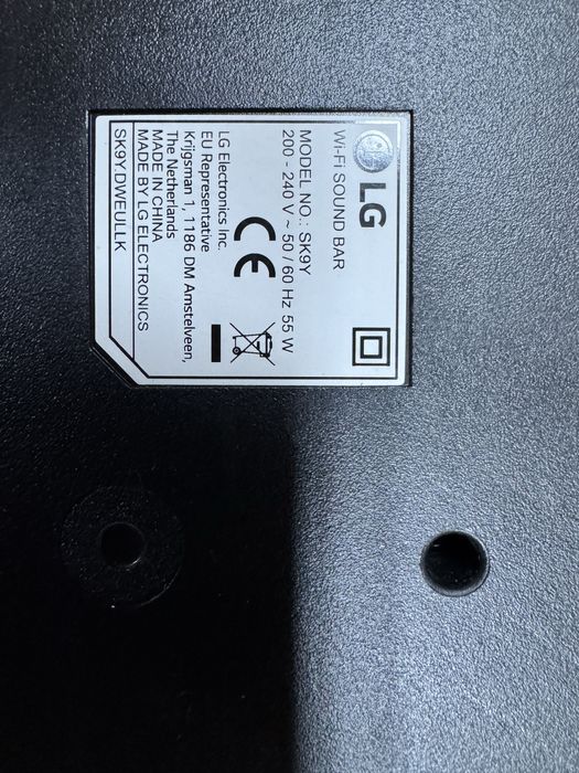 Wi-fi Sound Bar LG SK9Y/Subwoofer original/cablu hdmi cadou