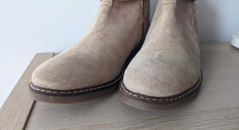 Ghete noi piele naturala