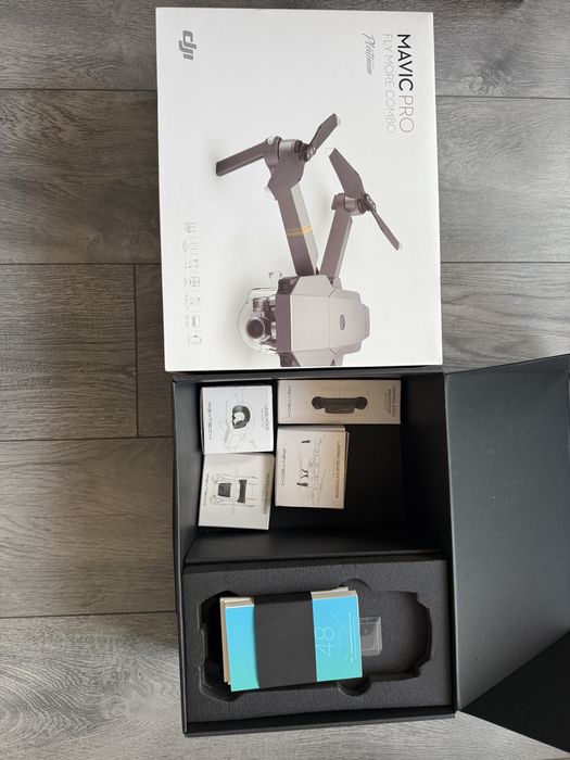 DJI Mavic pro Platinum Fly More - като нов, комплект с 2 батерии