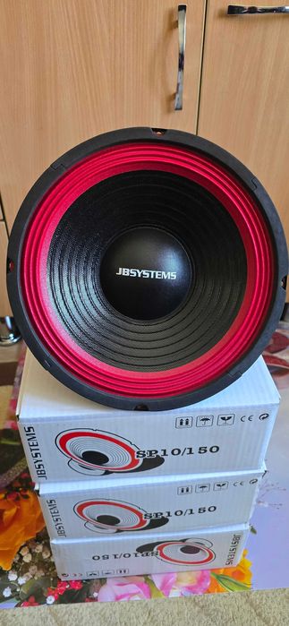 vând 4 Difuzoare bas-medii JB Systems SP-10 inci/25 cm/8 ohmi - 150Wați Reali