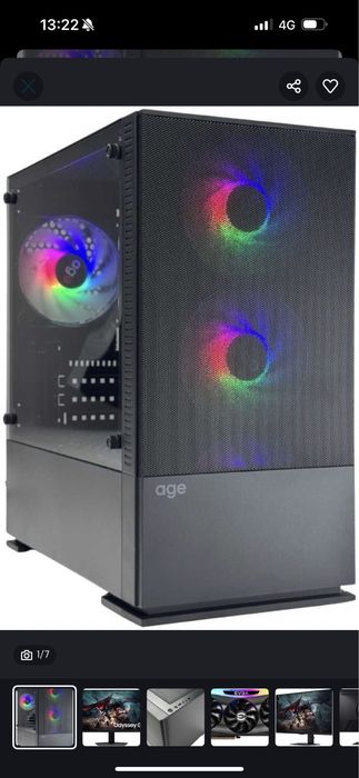 Игровой ПК RTX 5060 ti, i 5 12400F ram 32 GB DDR4