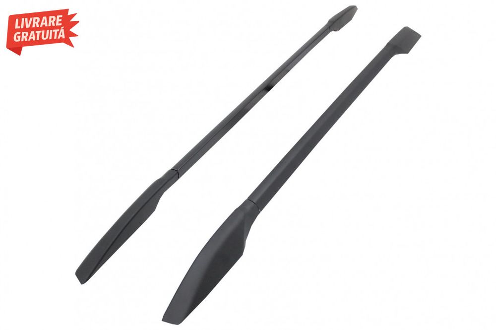 Bare Verticale Toyota Land Cruiser Prado J150 (2009+) Negru Mat