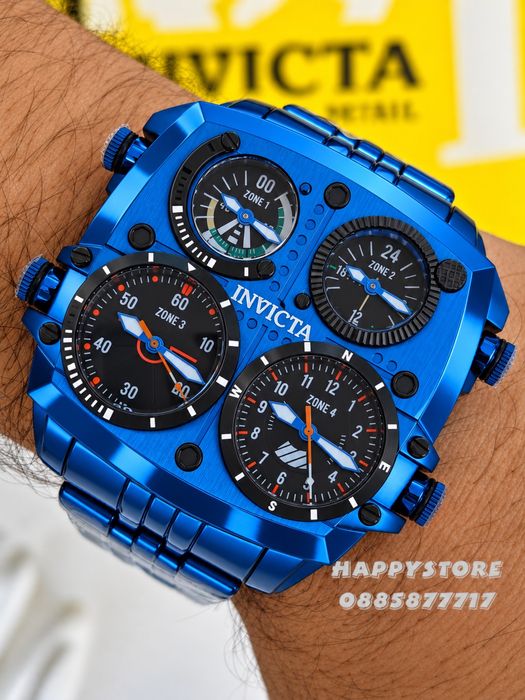 INVICTA Zulu Blue 54 mm, Инвикта нов мъжки часовник