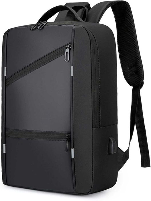 Водонепроницаемый рюкзак для ноутбука (цвет: черный и синий) (оптом)