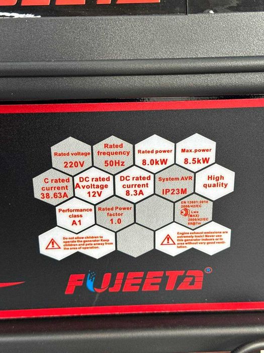 fujeeta generator 8.5kw LPG|NG gaz propan metan