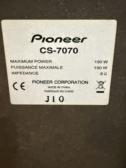 Boxe Pioneer CS-7070