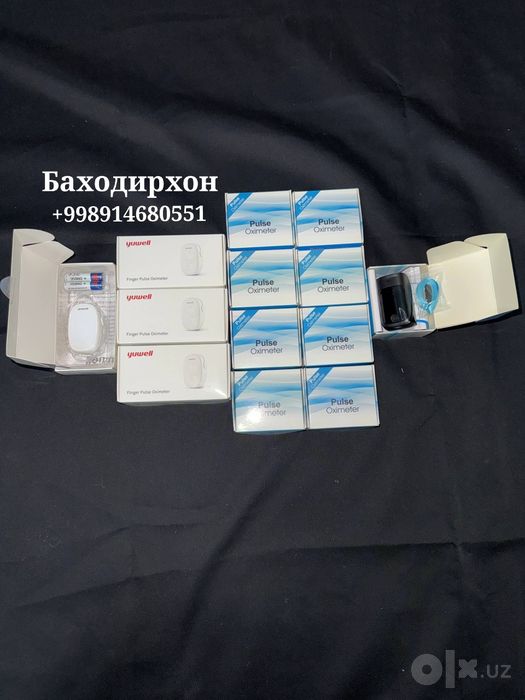 Пульсоксиметр для измерения уровня кислорода в крови и частоты пульса.