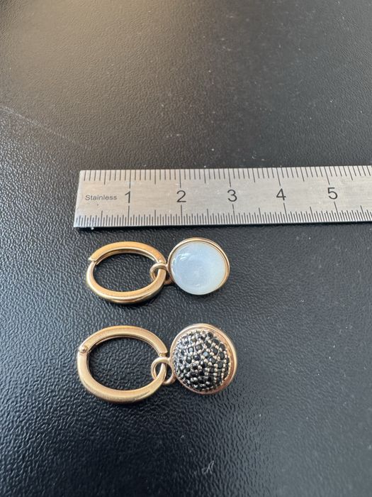 Серьги трансформеры золото 585