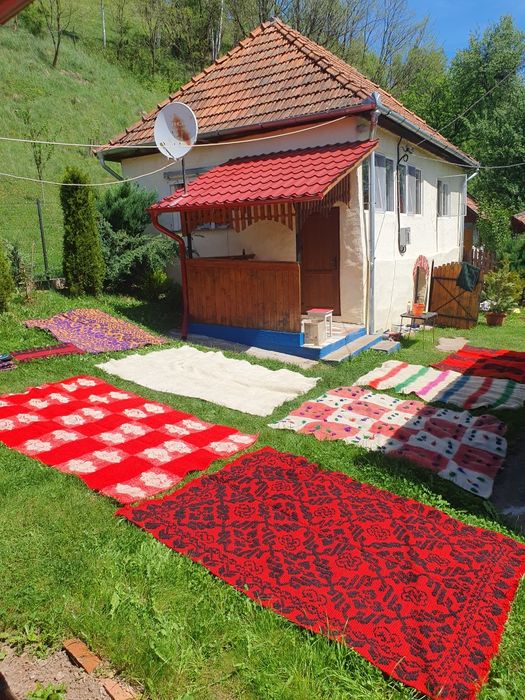 Pătură lina țesută la război
