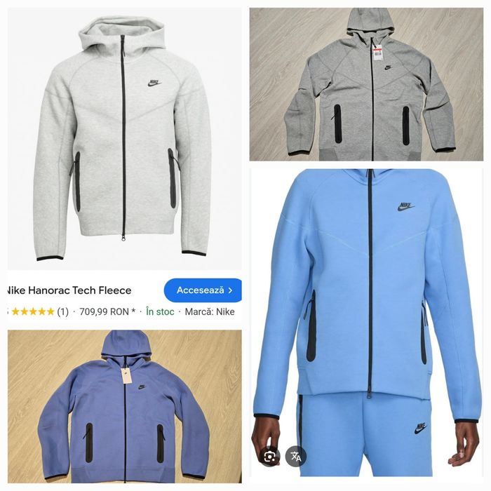 Hanorac  barbati Nike tech Fleece L