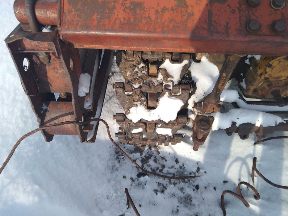 Трактор дт75 мехлопата