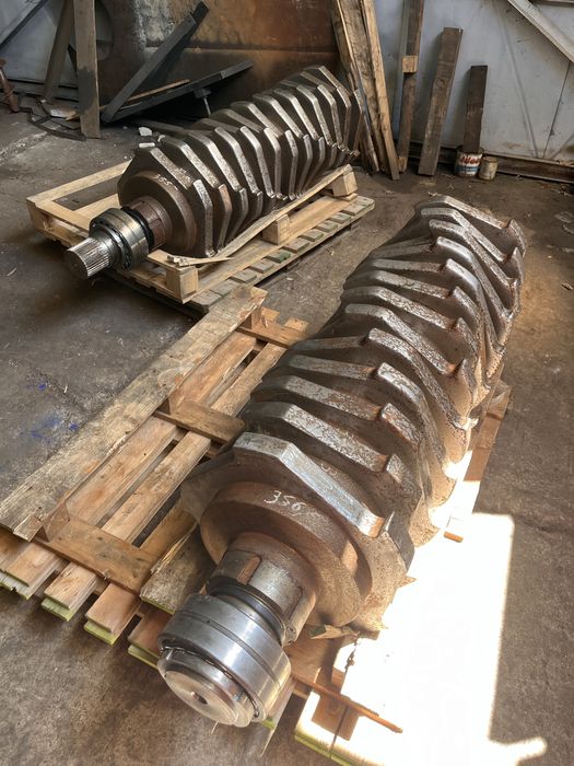 Șnecuri, axe, blindaje, malaxor hardox