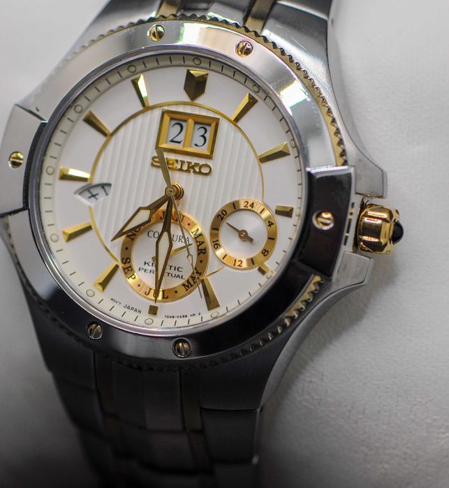 Мъжки японски часовник - Seiko Coutura Kinetic - Perpetual calendar