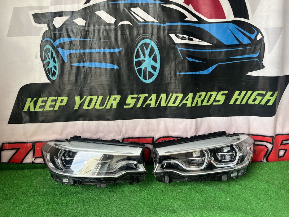 Bmw Seria 5 G30 G31 Set Faruri Far Stanga-Dreapta Full Led Complete