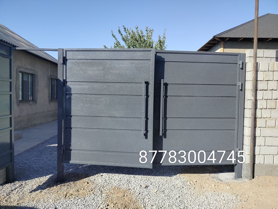 Покраска ворот!!!