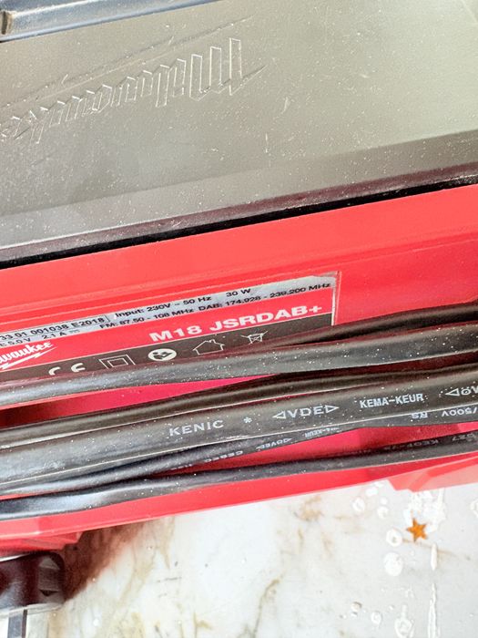 Boxă / Radio Milwaukee M18 JSRDAB+ – DAB+/FM, alimentare 230V