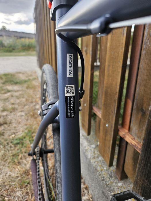 Bicicletă de oraș Elops Single Speed 500 albastru - Decathlon