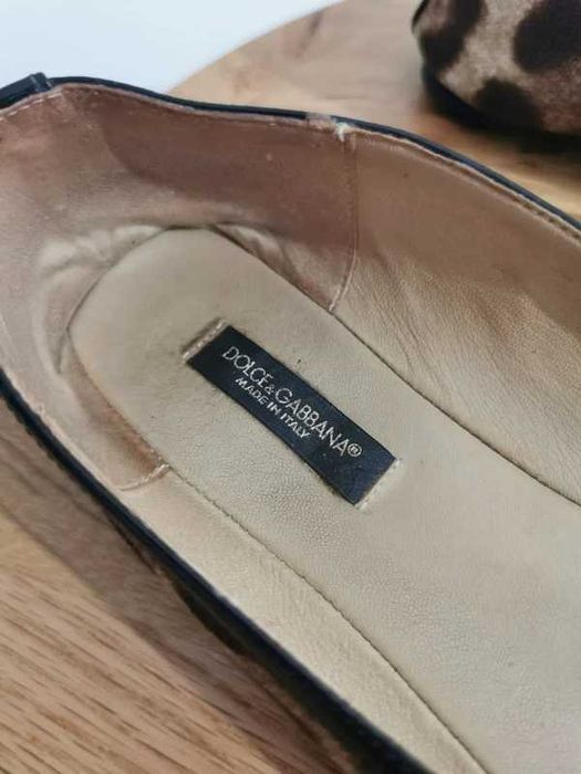 Balerini Dolce & Gabbana animal print leopard Made in Italy marime 38