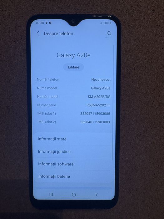 Samsung Galaxy A20e 32Gb ID-XXL6281