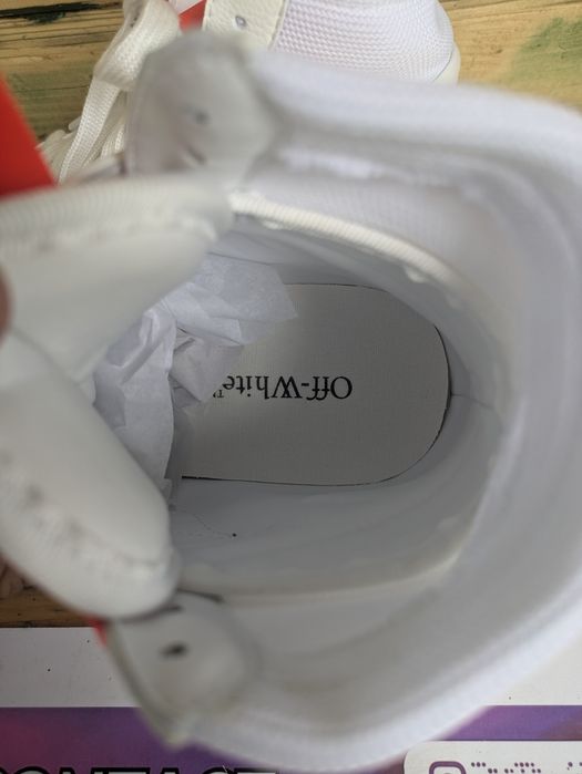 Off White Court 3.0 White Orange (marimi: 36,37,38,39)