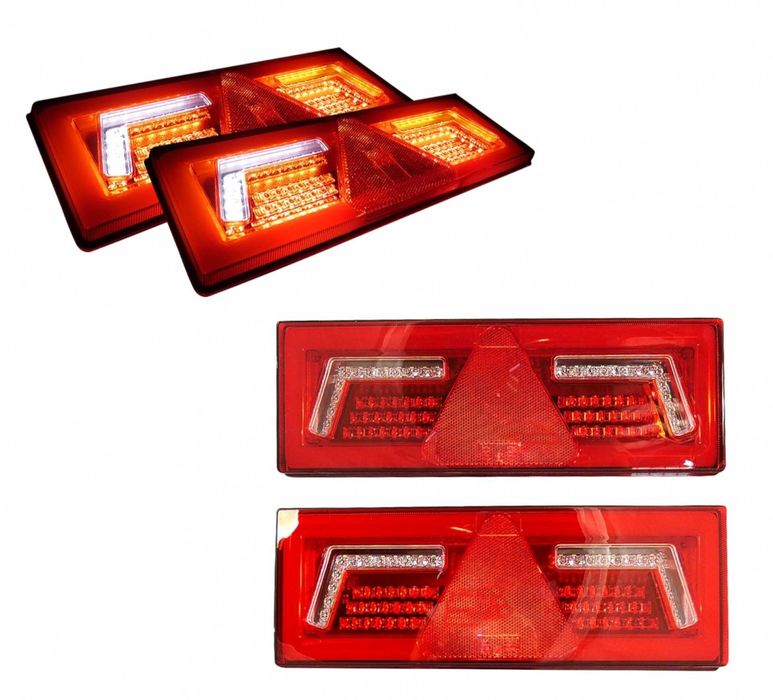 К-кт LED ЛЕД Светодиодни Стопове, Стоп Е-Мark Неон Ефект 12V-24V