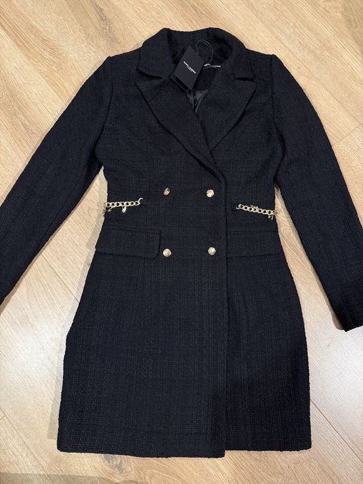 Черна елегантна рокля Saint Laurent