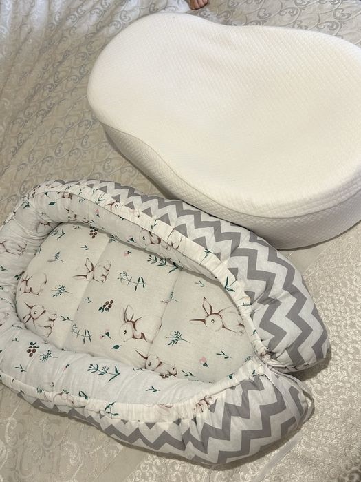 Люлька вязанная с качалкой