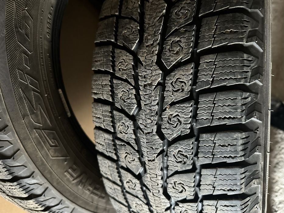 Диски с зимними шинами (липучка)