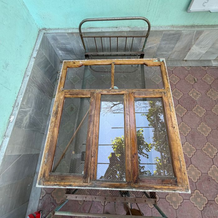 Окна деревянные.