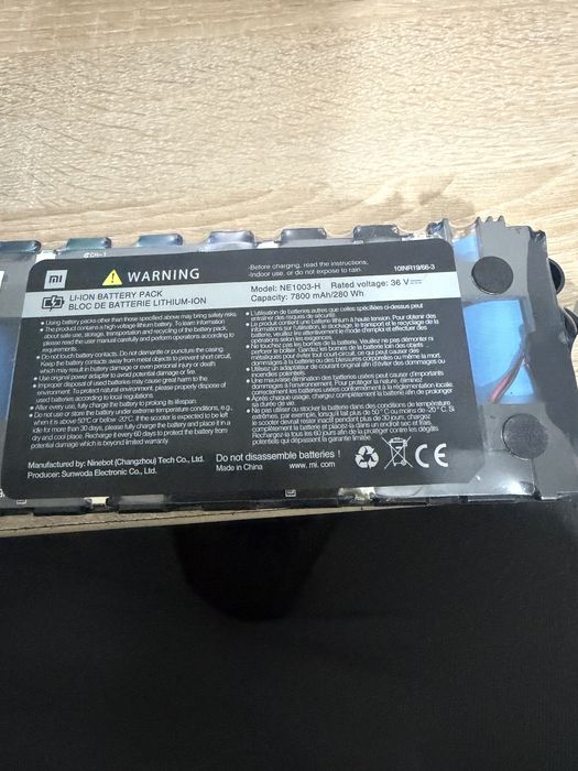 Vand Acumulator XIAOMI 36v/ NE1003-H