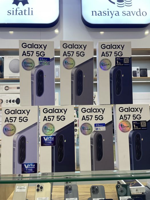 Samsung A57 5G достафка есть и рассрочка