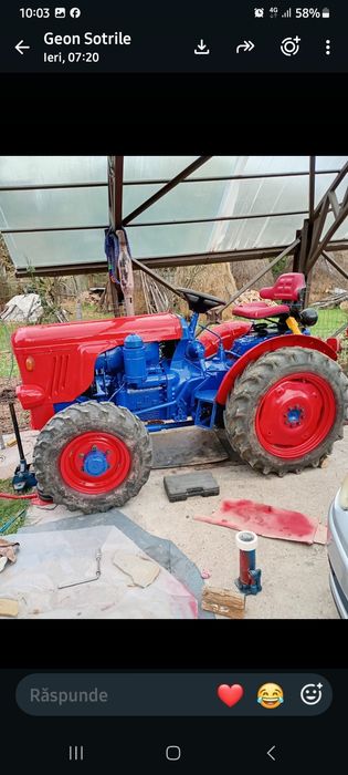 Tractor de vinzare cu remorca