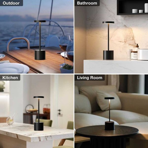 комплект от 2 Безжични ТЪЧ, LED настолни лампи презареждащи