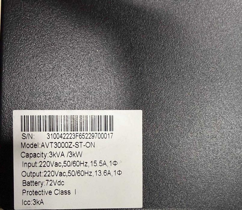 UPS AVT 3kva OnLine
