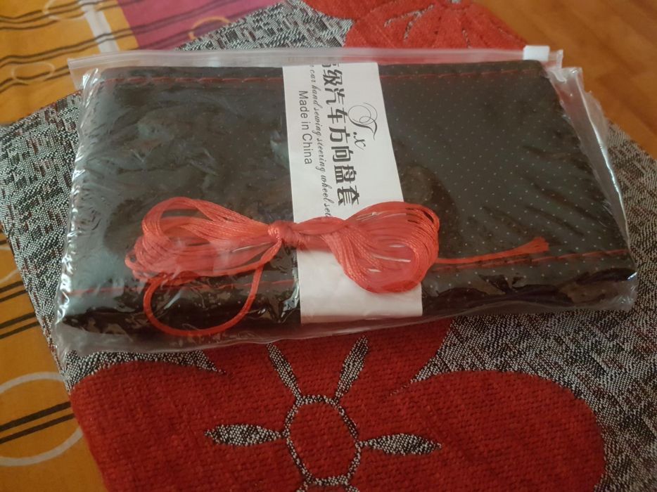 Huse volan auto, piele ecologica