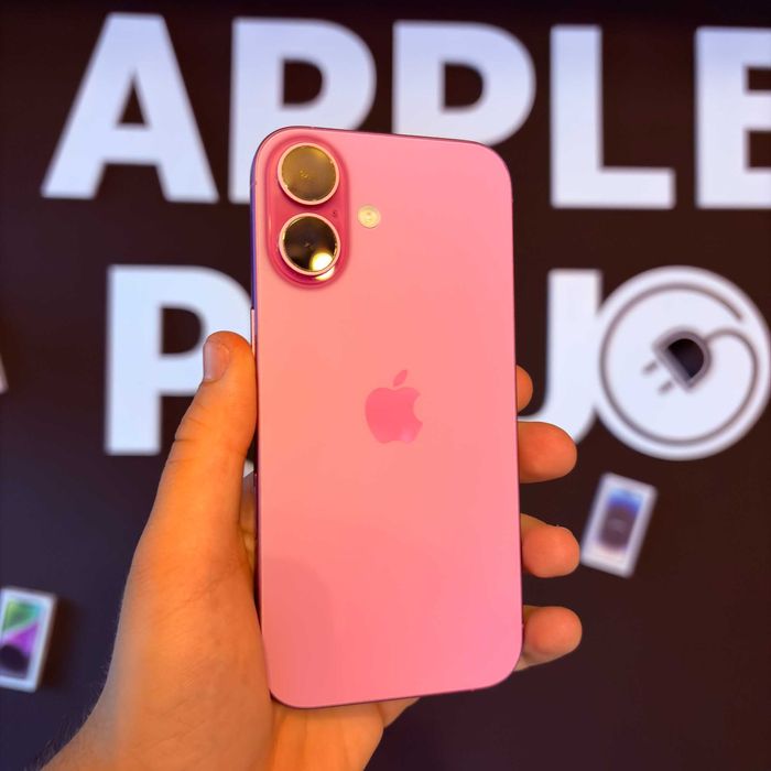 iPhone 16 128Gb Pink 100% Baterie + 24 Luni Garanție/ Apple Plug