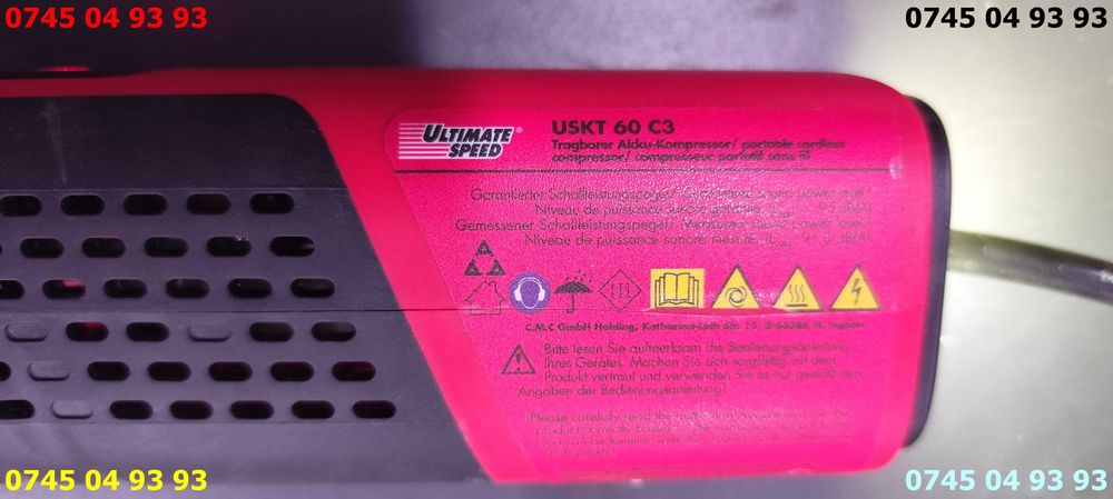 compresor ultimate speed USKT 60 C3 cu iluminare afisaj digital tip C
