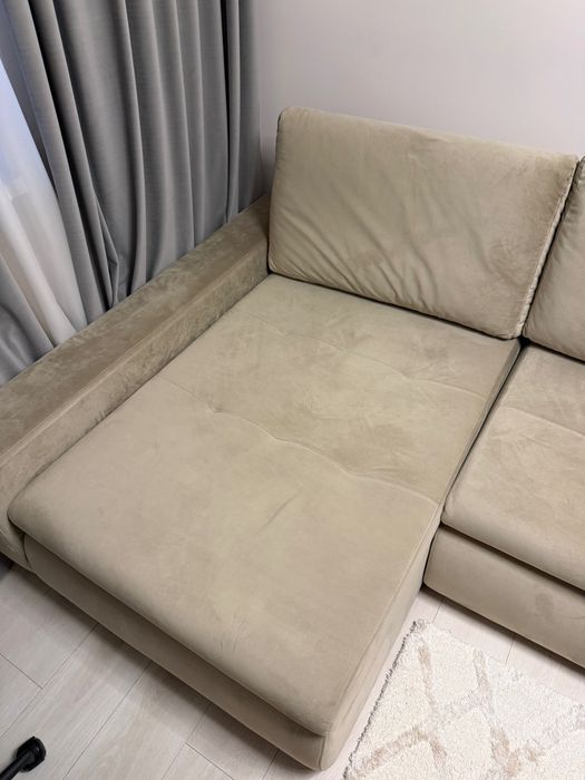 Canapea colțar extensibilă