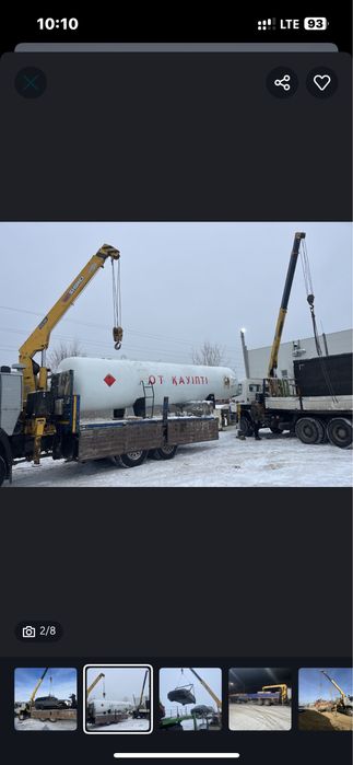 Манипулятор Актобе 24/7 с прицепом