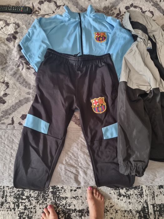 Treining F C B  și geaca de fas