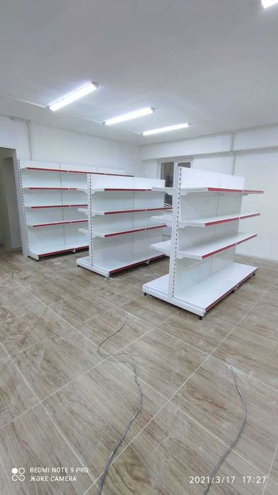 стеллаж торговый металлические