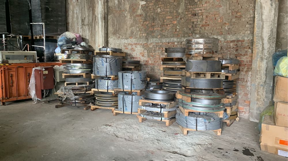 Tabla neagra din fier si inox- rola - colac - rulou pentru stanta NOUA