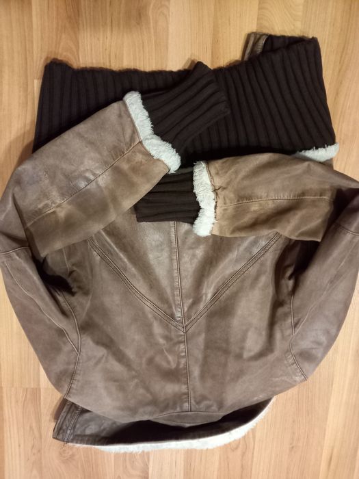 Дамско яке естествена кожа - размер S