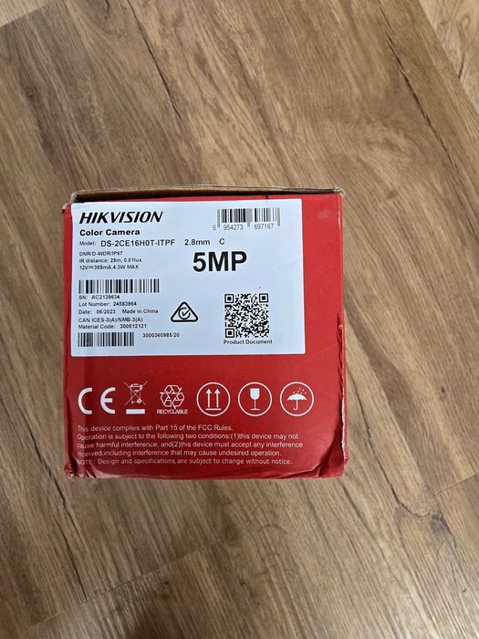 Kit complet 4 camere supraveghere Hikvision Analogice