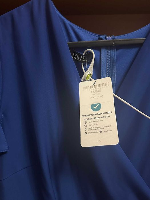 rochie NOUA CU ETICHETA triplu voal albastra ocazie revelion 2025