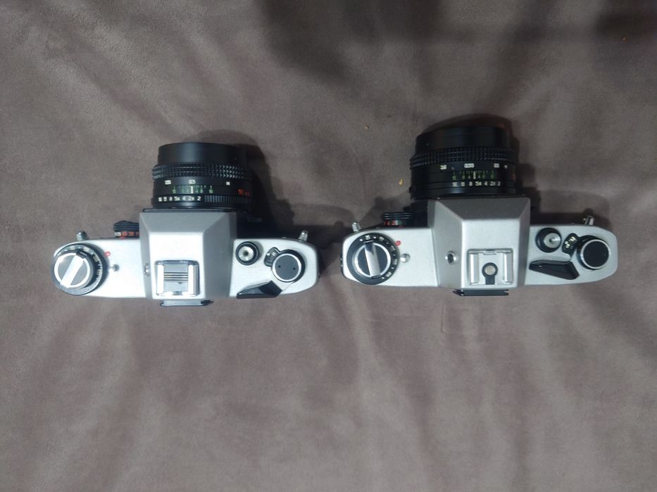 SLR  Kiev 19 cu obiectiv Helios 81 h nikon mount