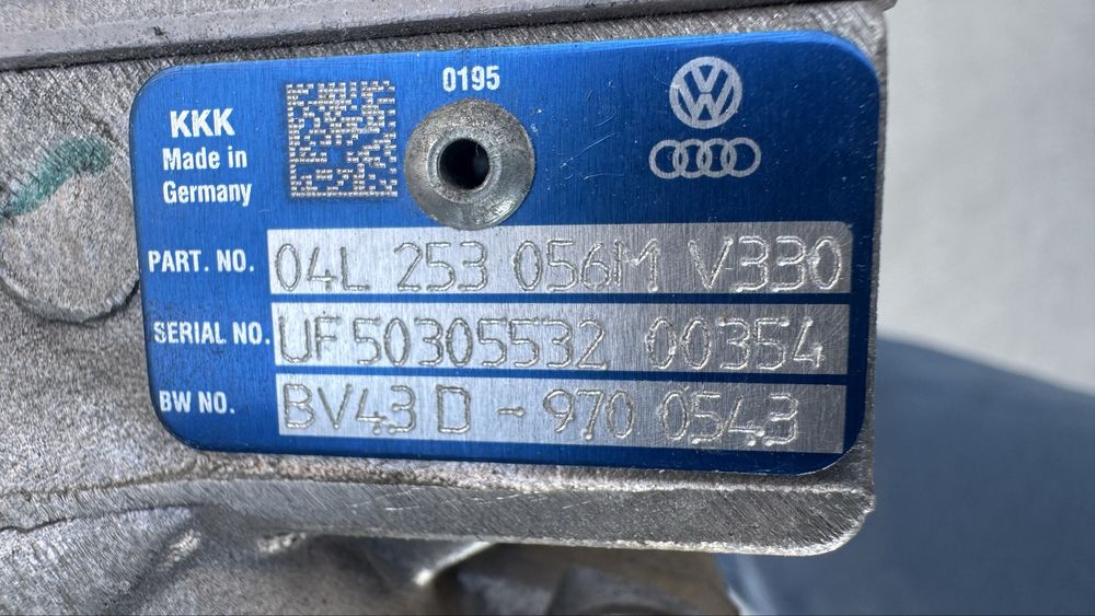 Turbo.VW, AUDI, SEAT, SKODA.Турбина VW, AUDI, SEAT, SKODA 2.0 tdi